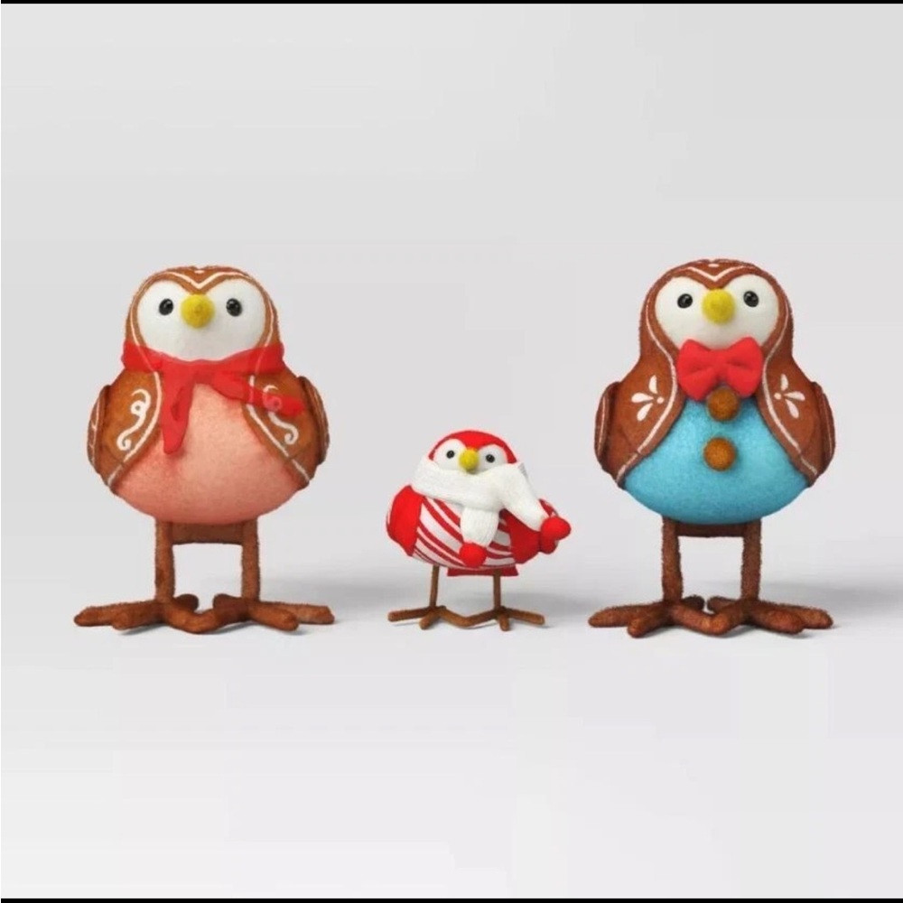 NWT Target Wondershop 4pc Featherly Friends Gingerbread House - Picture 11 of 11